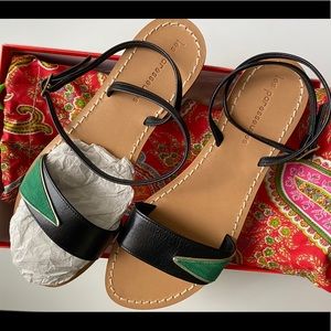 Never worn Les paresseuses leather sandals
